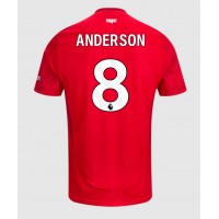 Nottingham Forest Elliot Anderson #8 Hjemmebanetrøje 2024-25 Kortærmet